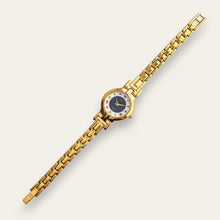 Load image into Gallery viewer, Vintage 1990s Gold-Plated Ladies' Givenchy Watch - Quartz, Blue Dial