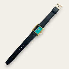 Load image into Gallery viewer, 1980s Raymond Weil Gold Plated Mechanical Tank-Style Vintage Watch