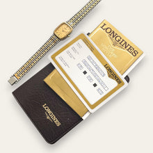 Load image into Gallery viewer, Vintage Longines Two-Tone Slimline Women’s Watch – 1985 Original Papers, Quartz