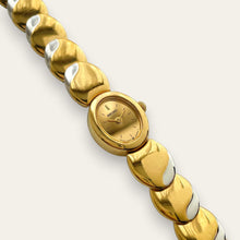 Load image into Gallery viewer, Vintage Seiko Gold-Tone Oval Link Bracelet Quartz Watch | 1980s Dress Watch