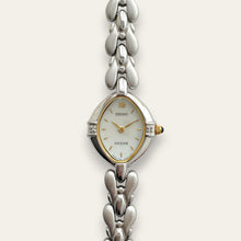 Load image into Gallery viewer, Vintage Seiko Exceline Diamond & Mother of Pearl Dress Watch | 1980s Quartz