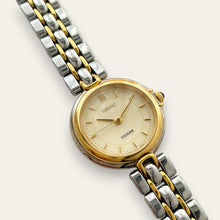 Load image into Gallery viewer, Vintage Seiko Exceline Two-Tone Dress Watch | 1980s Round Case, Quartz