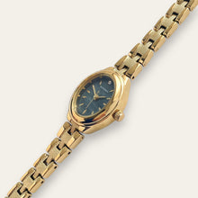 Load image into Gallery viewer, Sekonda Ladies' Gold-Tone Quartz Watch with Black Oval Dial
