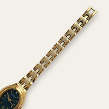 Load image into Gallery viewer, Sekonda Ladies' Gold-Tone Quartz Watch with Black Oval Dial