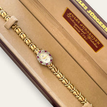 Load image into Gallery viewer, Vintage Jules Jürgensen Ladies Diamond and Ruby Cocktail Watch