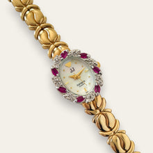 Load image into Gallery viewer, Vintage Jules Jürgensen Ladies Diamond and Ruby Cocktail Watch