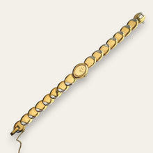 Load image into Gallery viewer, Vintage Seiko Gold-Tone Oval Link Bracelet Quartz Watch | 1980s Dress Watch