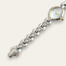 Load image into Gallery viewer, Vintage Seiko Exceline Diamond & Mother of Pearl Dress Watch | 1980s Quartz