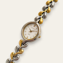 Load image into Gallery viewer, Vintage Seiko Lucent Two Tone Sculptural Dress Watch, Quartz