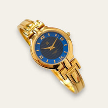 Load image into Gallery viewer, Vintage 90s Gold-Plated Ladies' Givenchy 'Millesime' Watch - Blue Dial