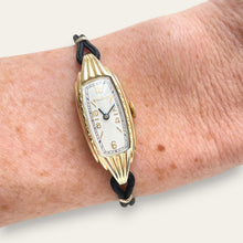 Load image into Gallery viewer, Vintage Bulova Debutante 1937 Ladies Gold-Filled Cocktail Watch, Mechanical