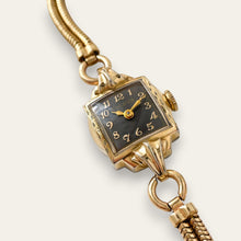 Load image into Gallery viewer, Vintage Bulova Bryn Mawr 1950 Ladies Gold-Filled Cocktail Watch, Mechanical