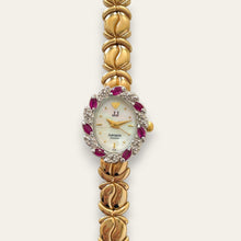 Load image into Gallery viewer, Vintage Jules Jürgensen Ladies Diamond and Ruby Cocktail Watch