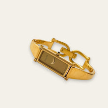 Load image into Gallery viewer, Vintage Gucci 1500L Bangle Watch - Gold Dial, Quartz