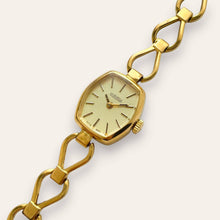 Load image into Gallery viewer, Vintage Roamer Cocktail Watch | 1970s Swiss Mechanical Gold Bracelet