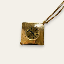 Load image into Gallery viewer, Vintage Sekonda Pendant Watch | 1970s Soviet Mechanical Necklace Boxed