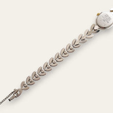 Load image into Gallery viewer, Rare Vintage Seiko Tissé Ruby Jewellery Watch | Two-Tone Laurel Bracelet, Quartz