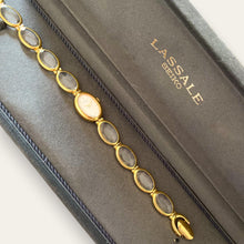 Load image into Gallery viewer, Vintage Lassale by Seiko Gold Crystal Bracelet Watch, Quartz