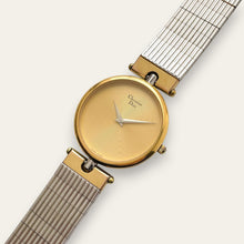 Load image into Gallery viewer, Vintage Christian Dior 3026 — 1990s Gold Dial Two-Tone Watch, Quartz