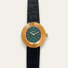Load image into Gallery viewer, Vintage Atlantic Swiss Watch | Green Sunburst Dial 17-Jewel Mechanical NOS 1970s