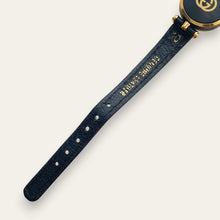 Load image into Gallery viewer, Vintage Gucci Stack Watch | Roman Numeral Dial Gold Black Enamel 2000L