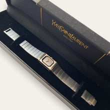 Load image into Gallery viewer, Rare YSL Reverso Watch | Vintage Two-Tone Reversible with Box 1990s