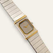 Load image into Gallery viewer, Rare YSL Reverso Watch | Vintage Two-Tone Reversible with Box 1990s