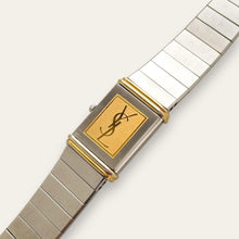 Load image into Gallery viewer, Rare YSL Reverso Watch | Vintage Two-Tone Reversible with Box 1990s