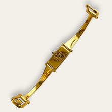 Load image into Gallery viewer, Vintage Gucci 1500L Gold Bangle Watch with Mother of Pearl Dial, 90s Quartz