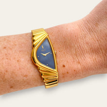 Load image into Gallery viewer, Vintage Seiko Rivoli Ladies Dress Watch, Blue MOP Dial 1N00-5E09 Quartz