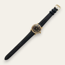 Load image into Gallery viewer, Vintage YSL 1990s Ladies Quartz Watch, Black Dial & Gold Case