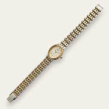 Load image into Gallery viewer, Vintage Seiko Two-Tone Oval Ladies' Watch with Sapphire Crystal, Quartz