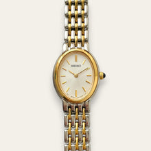 Load image into Gallery viewer, Vintage Seiko Two-Tone Oval Ladies' Watch with Sapphire Crystal, Quartz