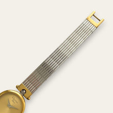 Load image into Gallery viewer, Vintage Christian Dior 3025 — 1990s Gold Dial Two-Tone Watch, Quartz