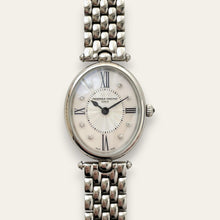 Load image into Gallery viewer, Frédérique Constant Art Déco Oval Diamond Watch — MOP, Steel, Quartz