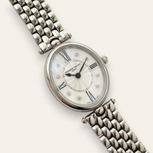 Load image into Gallery viewer, Frédérique Constant Art Déco Oval Diamond Watch — MOP, Steel, Quartz