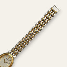 Load image into Gallery viewer, Vintage Seiko Two-Tone Oval Ladies' Watch with Sapphire Crystal, Quartz