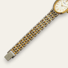 Load image into Gallery viewer, Vintage Seiko Two-Tone Oval Ladies' Watch with Sapphire Crystal, Quartz
