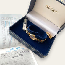 Load image into Gallery viewer, Vintage Seiko Gold-Tone Ladies' Watch | Full Set, Box & Papers, Quartz