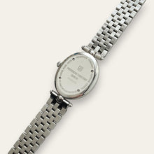 Load image into Gallery viewer, Frédérique Constant Art Déco Oval Diamond Watch — MOP, Steel, Quartz