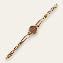 Load image into Gallery viewer, Vintage Seiko 1400-5180 Ladies Quartz Watch — Brown Dial, Gold, Quartz