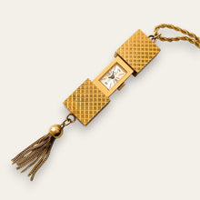 Load image into Gallery viewer, Vintage Peugeot Lipstick Pendant Watch Necklace — Hidden Dial, Mechanical
