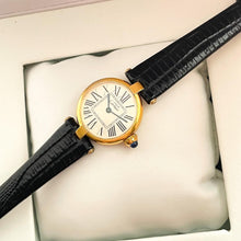 Load image into Gallery viewer, Vintage Cartier Must Vendôme Vermeil Watch, Opaline Dial, Blue Hands, Quartz