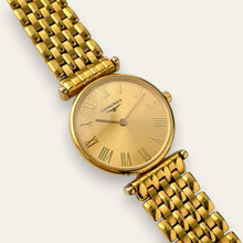 Load image into Gallery viewer, Vintage Longines La Grande Classique Gold Plated Watch, Roman Numerals, Quartz