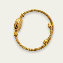 Load image into Gallery viewer, Rare Vintage Gucci 2700L Ladies' Watch | Tiger Eye Dial, Gold Bangle, Quartz