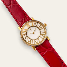 Load image into Gallery viewer, Vintage YSL 1990s Ladies Quartz Watch, White Dial & Gold Case