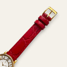 Load image into Gallery viewer, Vintage YSL 1990s Ladies Quartz Watch, White Dial & Gold Case