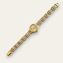Load image into Gallery viewer, Vintage Seiko Gold-Plated Ladies' Watch, Woven Chain Bracelet — 1N00, Quartz