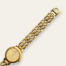 Load image into Gallery viewer, Vintage Seiko Gold-Plated Ladies' Watch, Woven Chain Bracelet — 1N00, Quartz