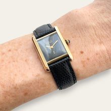Load image into Gallery viewer, Must de Cartier Tank Vermeil — Black Dial, Mechanical, 1979